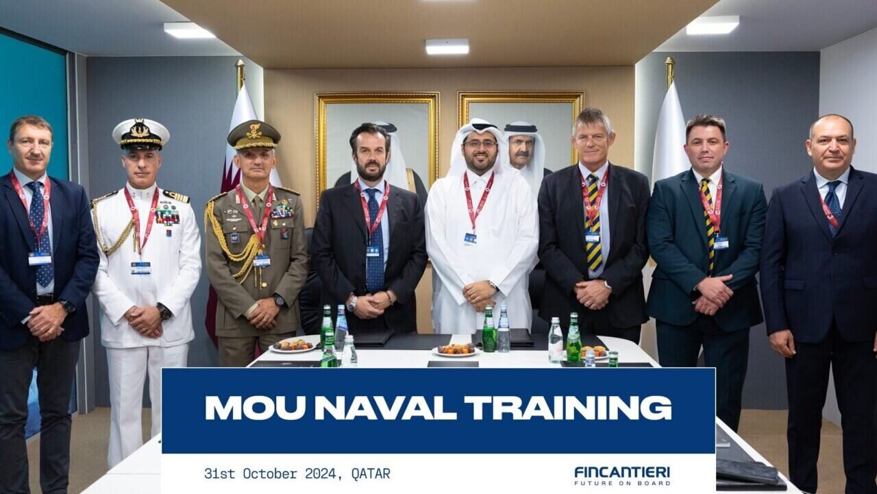 Fincantieri and BQ Solutions sign MoU to advance naval education and training in Qatar