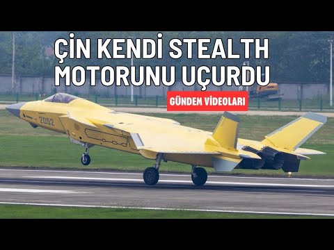 Çin J-20 için 5. nesil motorunu geliştirdi (Gündem video kesitleri)