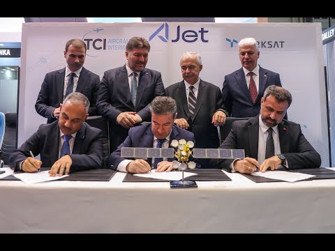 TCI, AJET ve Türksat arasında uçak içi internet hizmeti için işbirliği protokolü