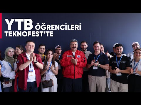 Yurt dışında okuyan öğrencilerimizi Teknofest&#039;te ağırladık!