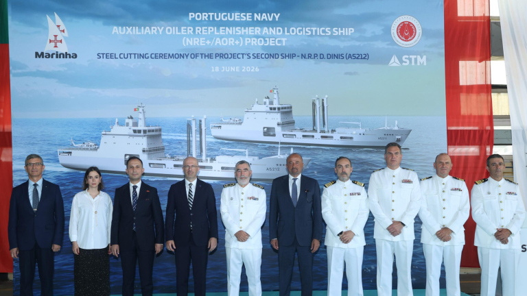 Türkiye–Portugal naval cooperation advances as STM begins construction of second logistics support ship