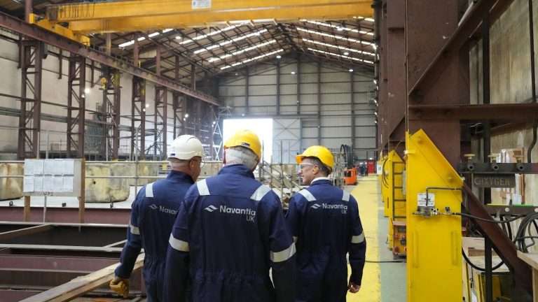 UK Director Naval Acquisition visits Navantia UK’s modernized Methil shipyard