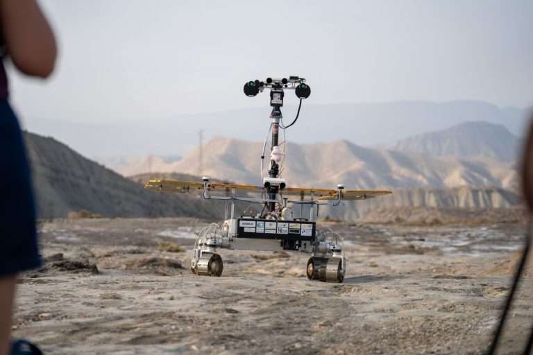 Airbus tests ExoMars rover in Spanish desert