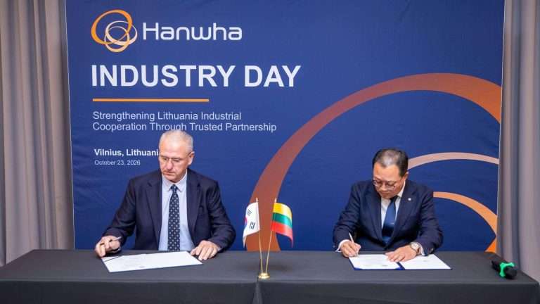Hanwha Aerospace explores partnerships with Lithuanian defense-tech businesses