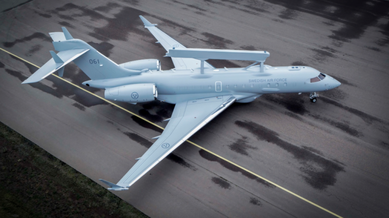 Saab unveils Sweden’s first GlobalEye aircraft