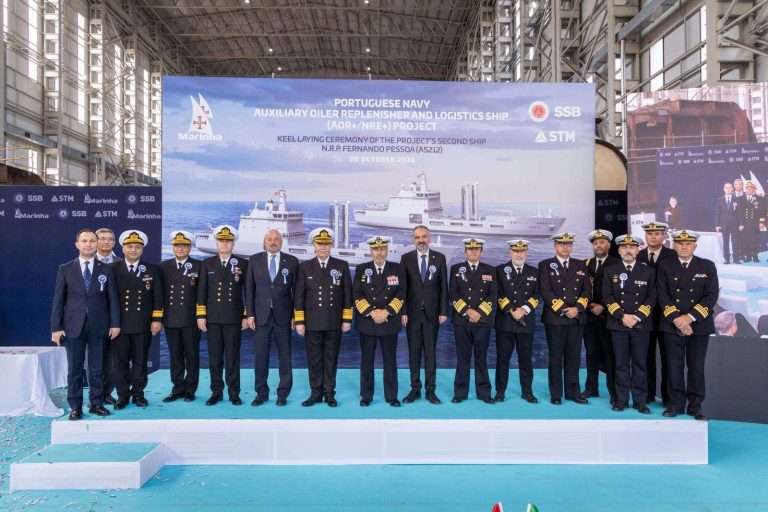 STM lays keel for Portuguese Navy’s second logistics support ship